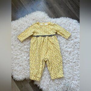 Gymboree yellow floral romper